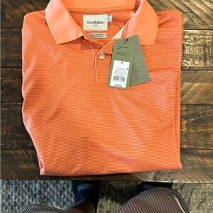 Goodfellow & Co Men's Vibrant Orange Polo